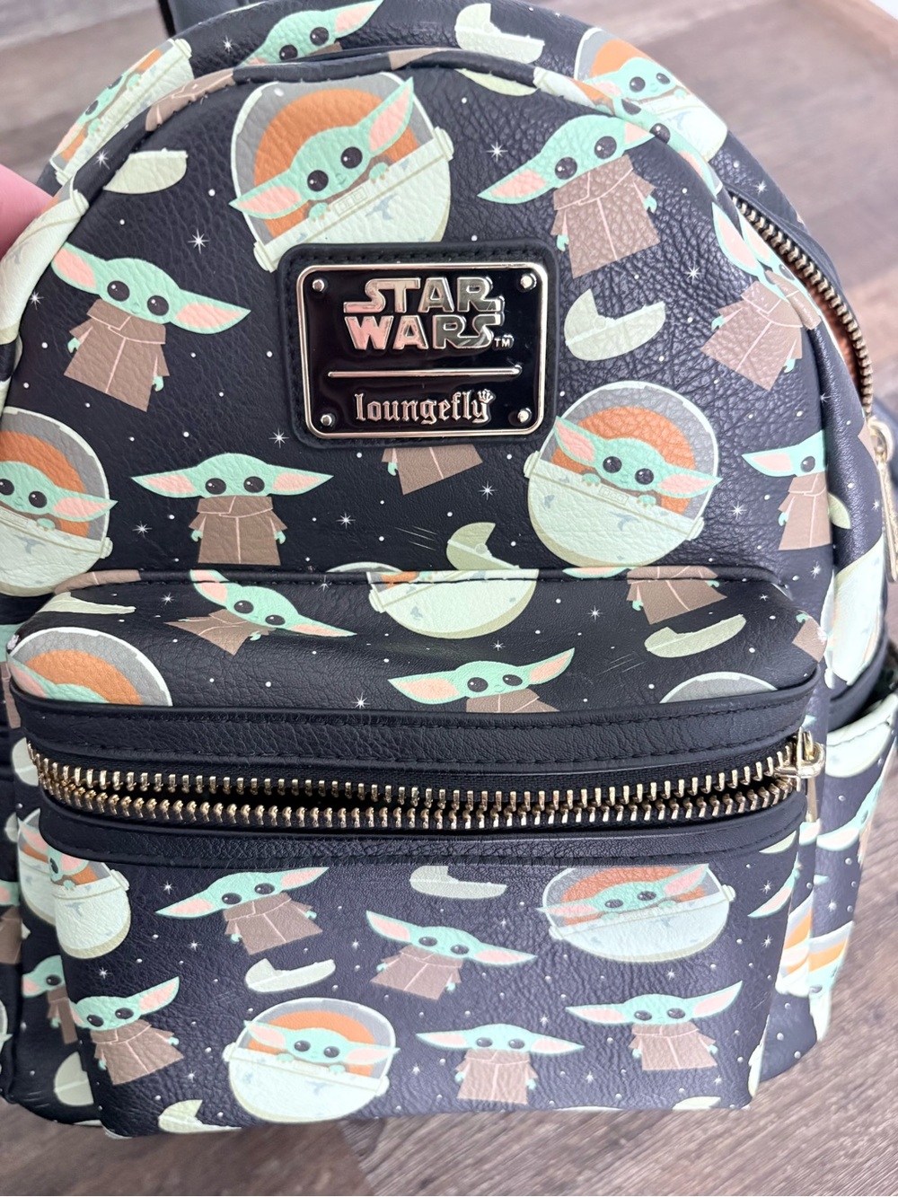 Star Wars Loungefly ‘The Child’ Yoda Mini Leather Backpack